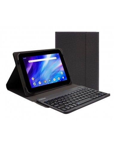 Funda con teclado nilox para tablet 10.5 pulgadas bluetooth negro