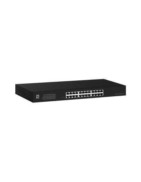 Switch no gestionable level one geu - 2431 24 puertos gigabit rack 19 pulgadas