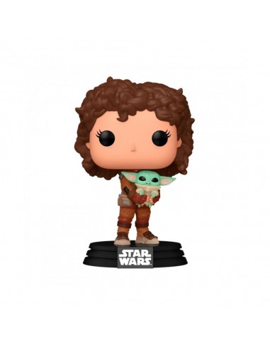 Funko pop mandalorian peli motto con grogu 76552