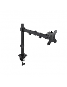 Soporte tooq mesa gira incli 1 brazo 17 - 32 pulgadas negro