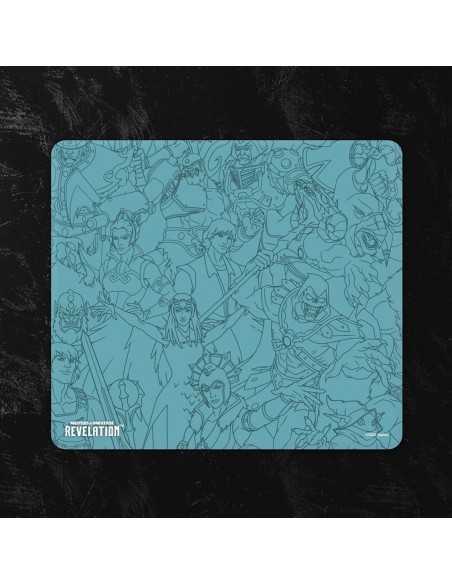 Alfombrilla gaming maestros del universo revelation heroes y villanos 25 x 22cm