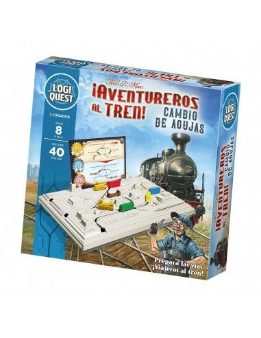 Juego de mesa logiquest Â¡aventureros al tren! edad recomendada 8 aÃ±os