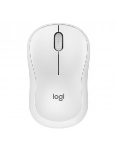 Mouse raton logitech m240 optico bluetooth silent blanco crudo