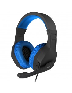 Auriculares gaming genesis argon 200 mini jack negro - azul