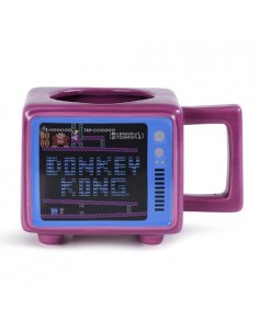 Taza tÃ©rmica pyramid retro tv donkey kong
