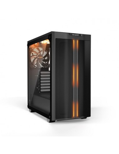 Caja ordenador gaming atx be quiet! pure base 500dx black tira led argb frontal - cristal templado - 3x ventiladores 140mm