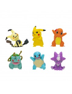 Figuras pokemon multipack 6