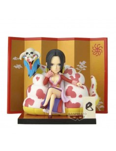 Figura banpresto one piece world collectable special boa hancock & salome 6cm