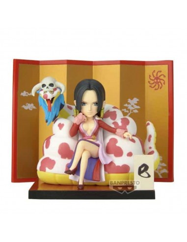 Figura banpresto one piece world collectable special boa hancock & salome 6cm