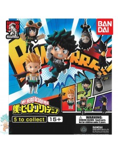 Set gashapon my hero academia llavero deformed mascot smash vol.2 bandai