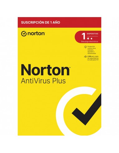 Antivirus norton plus 2gb espaÃ±ol 1 usuario 1 dispositivo 1 aÃ±o en caja generic rsp mm gum