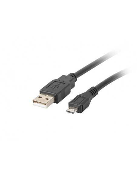 Cable usb lanberg 2.0 macho - micro usb macho 1.8 m negro