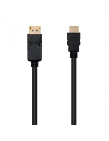 Cable displayport a hdmi nanocable 2m - macho - macho