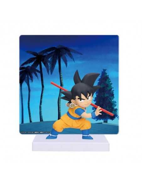 Figura banpresto dragon ball daima goku con panel 7cm