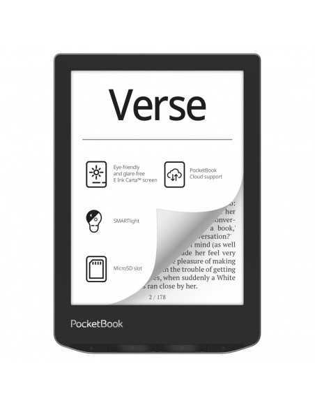 Libro electronico ebook pocketbook verse 6 pulgadas 8gb gris niebla - mist grey