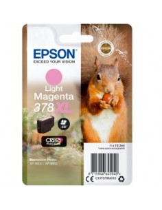 Cartucho tinta epson c13t37964010 singlepack light magenta 378xl claria photo hd ink ardilla