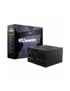 Fuente de alimentacion nox 600w hummer alpha x600w 80+ bronze - semimodular atx