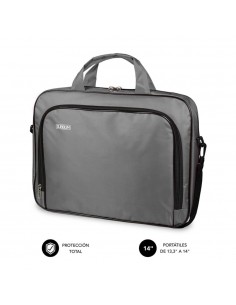 Maletin subblim oxford para portatil 13.3 pulgadas - 14 pulgadas gris