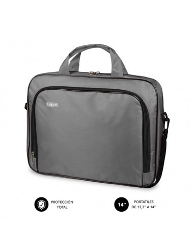 Maletin subblim oxford para portatil 13.3 pulgadas - 14 pulgadas gris