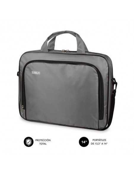 Maletin subblim oxford para portatil 13.3 pulgadas - 14 pulgadas gris