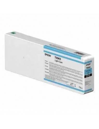 Cartucho tinta epson t55k500 ultrachrome hdx - hd light cyan 700ml