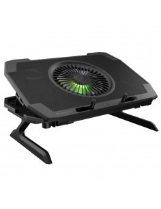 Base refrigeradora genesis oxid 850 rgb para portatil 15.6 pulgadas - 17.3 pulgadas usb