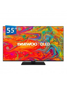 Tv daewoo 55 pulgadas qled 4k uhd - 55dm65qv - smart tv