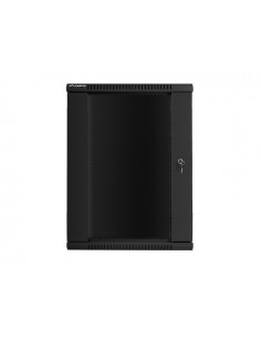 Armario rack lanberg 18u 600x450x907 auto ensamblado 19 pulgadas hasta 60 kg negro
