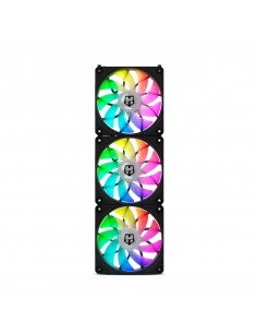 Ventilador caja nox hummer easylink black 3 x 120mm led argb