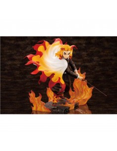 Figura kotobukiya demon slayer kimetsu no yaiba kyojuro rengoku bonus edition