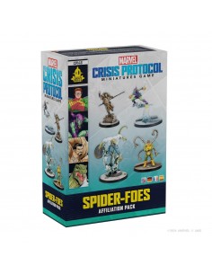 Juego de mesa marvel crisis protocol spider - foes affiliation pack edad recomendada 14 aÃ±os