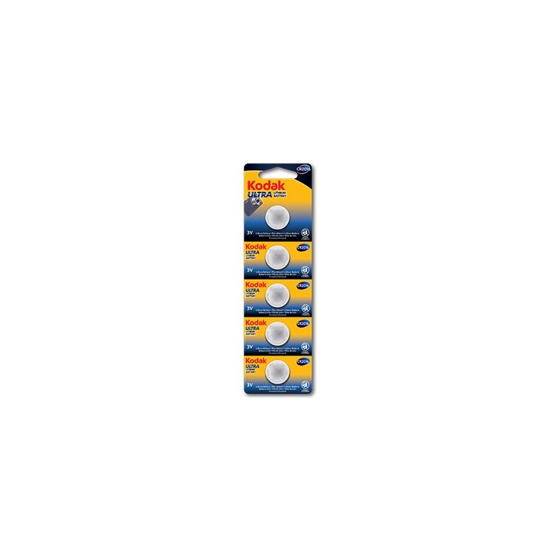 Blister pilas kodak boton litio ultra 2016 blister carton perforado - 5 pilas