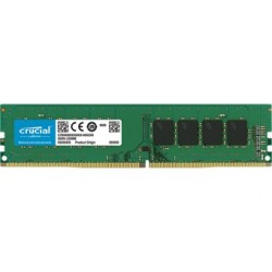 Memoria ram ddr4 8gb crucial - dimm - 2400mhz - pc4 - 19200 - cl 17 - 1.2v