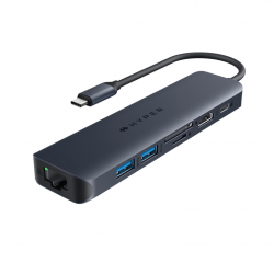 Hub hyper drive ecosmart gen.2 universal usb - cÂ® 7 - in - 1 100 w pd power