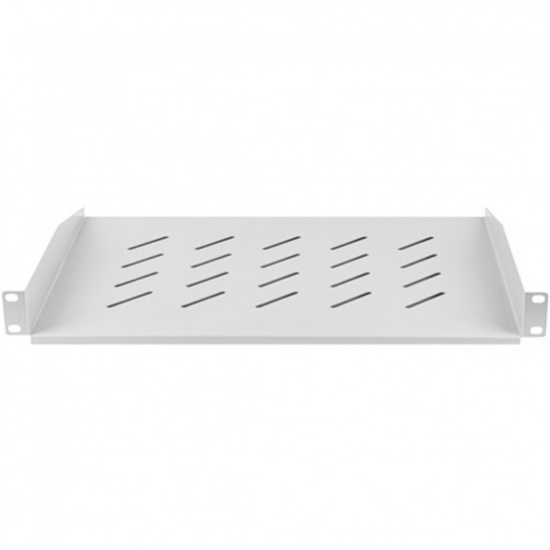 Bandeja fija lanberg 1u 483x315 mm hasta 20 kg rack de 19 gris