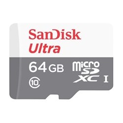 Tarjeta memoria micro secure digital sd hc + adaptador sandisk - 64gb - clase 10 - sdhc 100mb - s