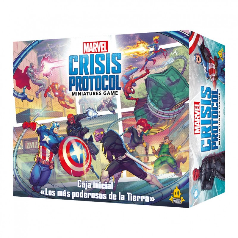 Juego de mesa marvel crisis protocol caja inicial los mas poderosos de la tierra edad recomendada 14 aÃ±os