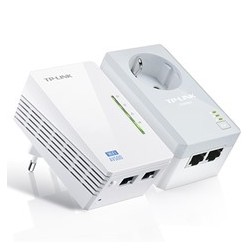 Pack x2 adaptaroes de red lina elecrica av500 power line wifi con enchufe tp - link