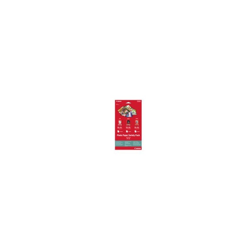 Pack papel fotografico canon vp - 101 - 10h gp - 501 10x15 - 5h pp - 201 10x15 - 5h sg - 201 10x15
