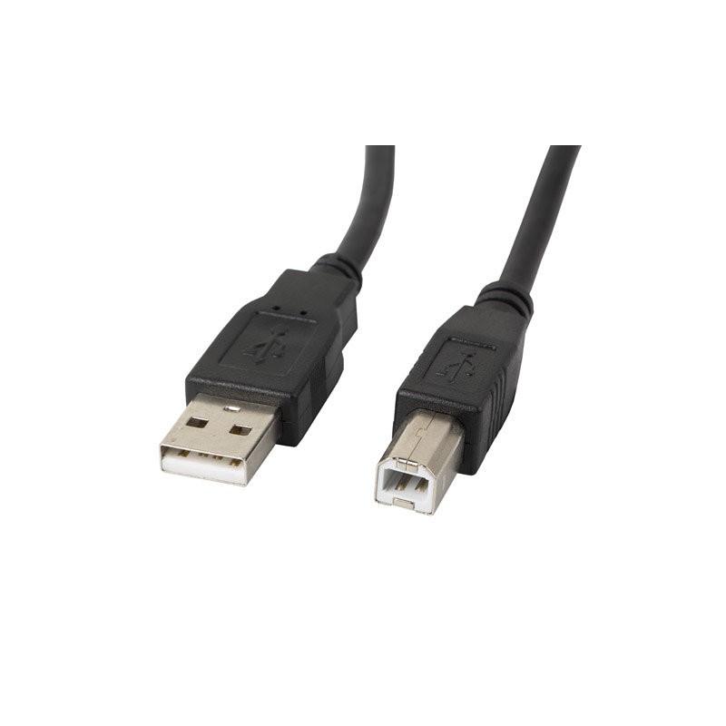 Cable impresora lanberg usb a - usb b macho - macho negro 5 m