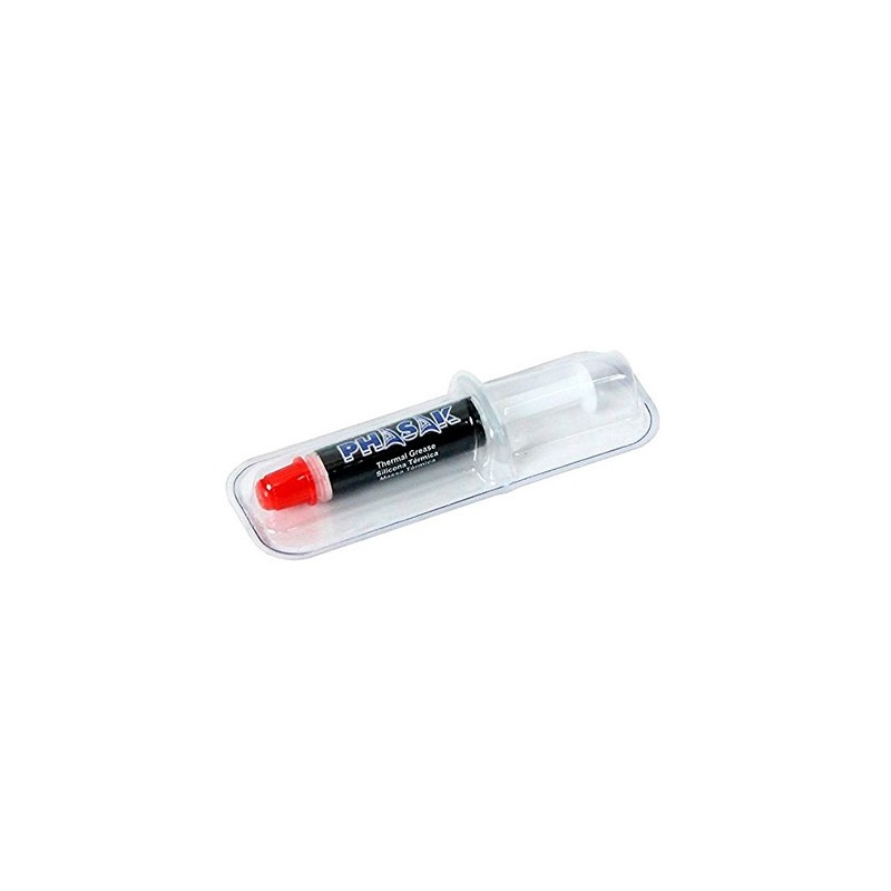Pasta termica phasak syringe grey - silver 0.5 grams gaming