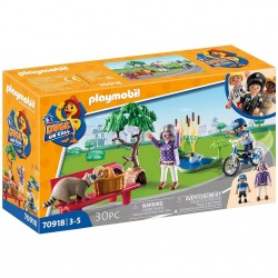 Playmobil duck on call accion policial Â¡atrapa al ladron!