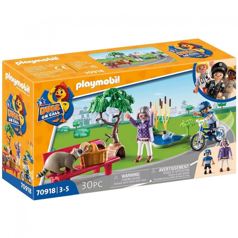 Playmobil duck on call accion policial Â¡atrapa al ladron!