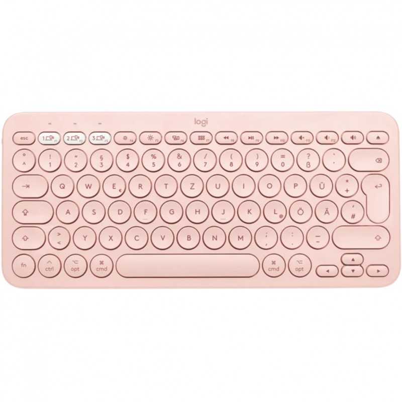 Teclado logitech k380 multi - device bluetooth rosa español