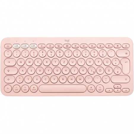 Teclado logitech k380 multi - device bluetooth rosa espaÃ±ol