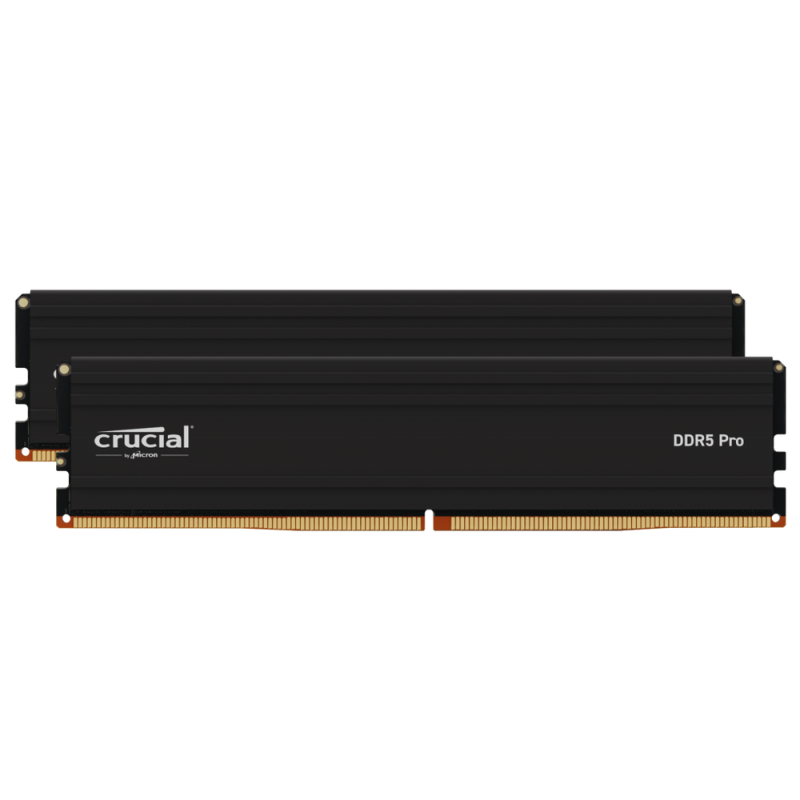Memoria ram ddr5 96gb 2x48gb crucial - udimm - 5600 mhz - pc4 44800 - cl46