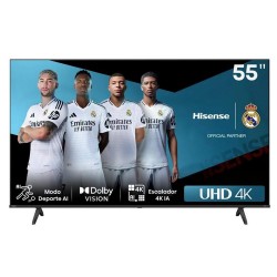 Tv hisense 55 pulgadas led 4k uhd - 55a6n - smart tv