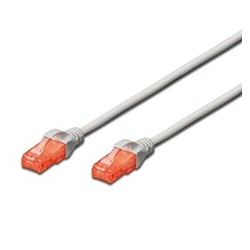 Cable red ewent latiguillo rj45 utp cat6 5m gris