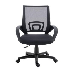 Silla de oficina equip 651003 negra ergonomica