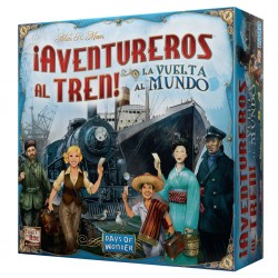 Juego de mesa Â¡aventureros al tren! la vuelta al mundo pegi 8